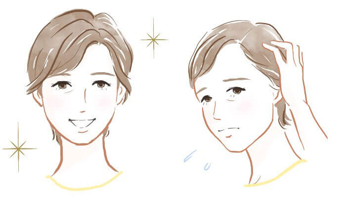 若く見える髪型 老けて見える髪型 女性用かつら ウィッグのフォンテーヌ 公式 若く見える髪型 老けて見える髪型 女性用かつら ウィッグのフォンテーヌ 公式