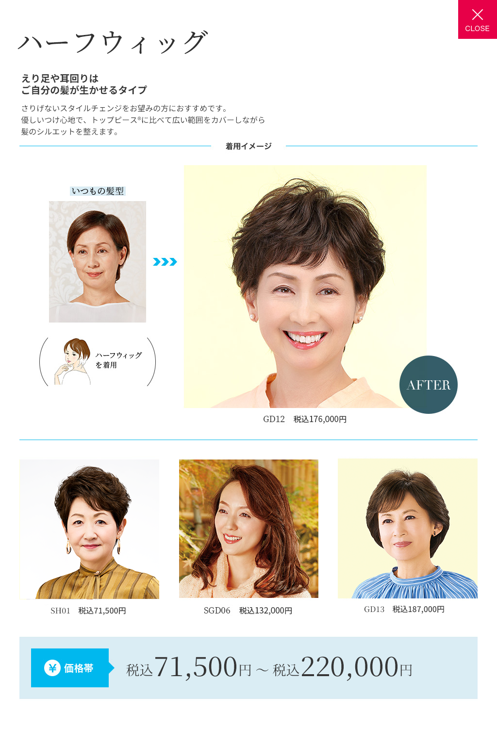 ハーフウィッグ